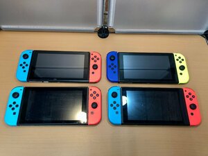 【ジャンク】Nintendo Switch　本体のみ　まとめ売り4台　【1円スタート！】