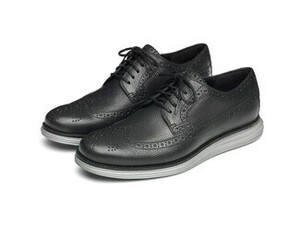 27.5cm 美品 The Cole Haan & fragment design Lunar Grand Long wing tip コールハーン 藤原ヒロシ ルナグランド ウイングチップ US9.5 黒