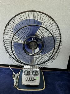 日立 HITACHI扇風機 D-626 AC 30CM desk fan 昭和レトロ動作品現状品