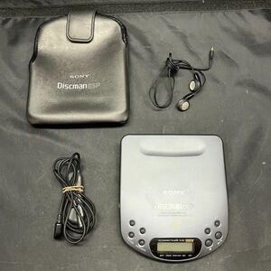 W116-I57-1526 SONY ソニー DISCMAN ディスクマン ESP CDコンパクトプレーヤー D-321 オーディオ機器 通電確認済み