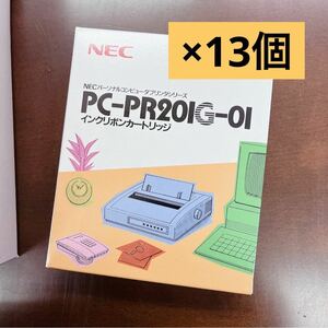 インクリボンカートリッジ NEC PC-PR201G-01 13個セット 純正品