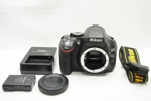 【適格請求書発行】美品 Nikon D5200 ボディ デジタル一眼レフカメラ【アルプスカメラ】240126v