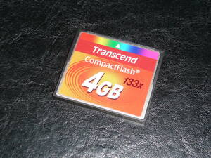 動作保証！Transcend CFカード 4GB
