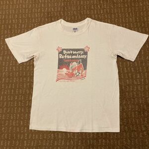 ☆至福の逸品!デザイン◎!USA製 アメリカ製 ビンテージ フリー&イージー f&e Ｔシャツ M 白 /検patagonia birdwell rash katin 世田谷base