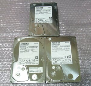 B39236 O-04034 3.5インチ HDD 3TB 3個セット 判定正常