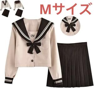 ★Mサイズ★ セーラー服 女子制服 女子高校生 コスチューム 3点セット 可愛い コスプレ