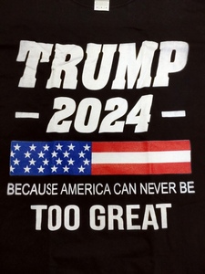 現地直輸入！レア！アメリカ・トランプ大統領・２０２４大統領選挙・Tシャツ＜Mサイズ＞・新品！