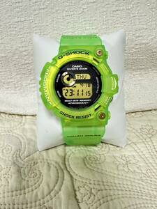 カシオ G-SHOCK フロッグマン FROGMAN アースウォッチコラボ限定 GW-200F-3JR 雨蛙 LOVE THE SEA AND THE EARTH 蛍光グリーンクリア 正規品