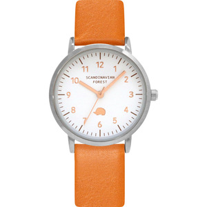 ☆ White/Silver/Orange ☆ SCANDINAVIAN FOREST 腕時計 scandinavian forest スカンジナビアンフォレスト 腕時計 時計 ウォッチ アナログ