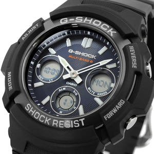 CASIO カシオ 腕時計 メンズ G-SHOCK Gショック 海外モデル 電波ソーラー マルチバンド6 AWG-M100SB-2A