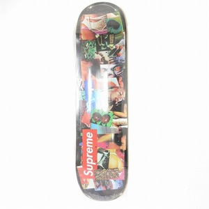 シュプリーム SUPREME 21FW Stack Skateboard deck スケートボード デッキ 木製 総柄 黒 ブラック その他