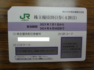 ◎JR東日本株主優待割引券、５枚