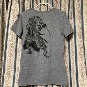 オゾンロックス 武士プリント半袖Tシャツ オーガニックコットン 和柄 武者 チビT ヒステリックグラマー