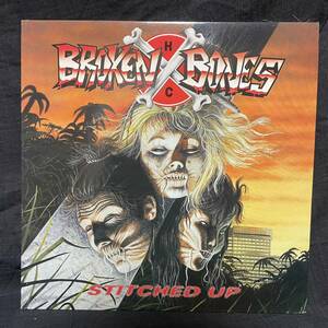 Broken Bones 『Stitched Up』 LPレコード JUST18 パンク ハードコア ヘビメタ