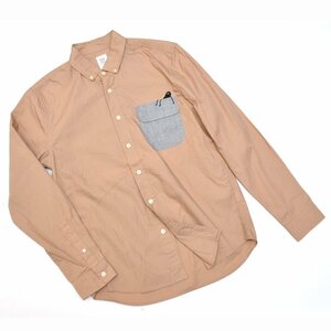 Design Tshirts Store graniph フラニフ カラーポケットシャツ 長袖 メンズ トップス Sサイズ ボタンダウンシャツ M796804