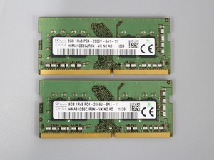 ●即決 SK hynix■1R×8 PC4-21300 DDR4-2666★ ノートブック用メモリ 8GB×2枚 　動作確認済み　■269