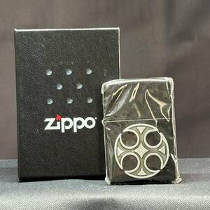 【未使用】ZIPPO ジッポー メディーヴァルクロス オイルライター マットブラック 2005年製 禁煙具