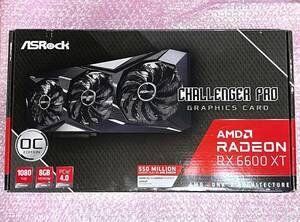 ★送料無料★　ASRock　RX 6600 XT Challenger Pro 8GB OC　[AMD Radeon RX6600 XT 搭載モデル　グラフィックボード　RX6600XT CLP 8GO]
