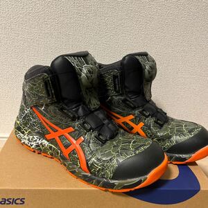 asics限定色　CP304 Boa 安全靴 アシックスウィンジョブ ハイカット ダイヤル式 セーフティーシューズ 中古品美品　26cm