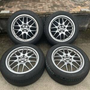 9.5分山ヨコハマ製タイヤ&BBS製18インチアルミセット 235/50R18 アルファード ヴェルファイア