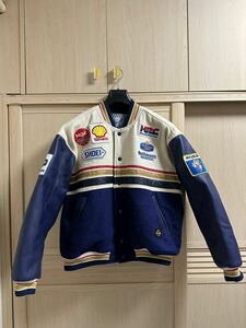  未使用 ロスマンズ Rothmans ホンダ honda レーシング 豪華刺繍ロゴ ジャケット Mサイズ NSR CBR