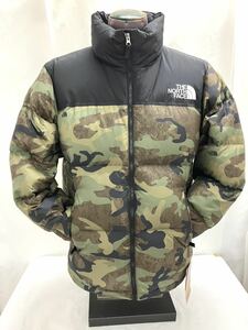 新品 ザ ノースフェイス ダウンジャケット L メンズ ノベルティーヌプシジャケット THE NORTH FACE ND92336 黒 ベージュ 迷彩 148543