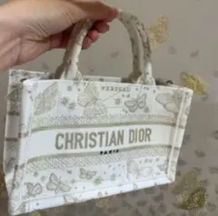 ★Dior　 ★ BOOK TOTE バッグ ミニ ストラップ付き