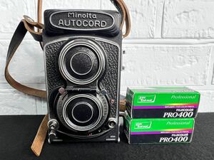 【KH00383500】ミノルタ AUTOCORD 二眼レフ f フィルムカメラ 二眼レフカメラ オートコード 二眼カメラ MINOLTA 