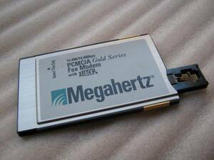 【パソコン】Megahertz メガヘルツ PCMCIA 14400bps Xjack付