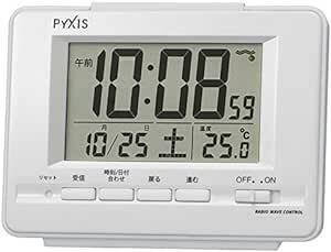 セイコークロック(Seiko Clock) セイコー クロック 目覚まし時計 電波 デジタル カレンダー 温度 表示 PYXI