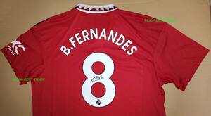 Bruno Fernandes（ブルーノ・フェルナンデス）　サイン　マンチェスターユナイテッド2022/2023　【証明書あり】Manchester United