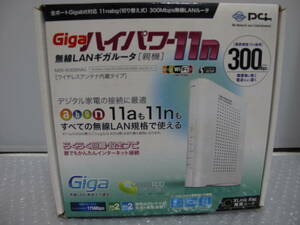 Giga ハイパワー11n 無線LANギガルーター MZK-W300NAG ジャンク品