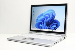 1円スタート ノートパソコン Windows11 2in1PC 第7世代 Core i5 Panasonic レッツノート CF-XZ6 Windows10 SSD256GB メモリ8GB タッチ