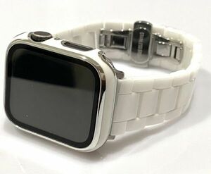アップルウォッチバンド セラミックベルト Apple Watch セラミック ホワイト メンズ　レディース　003