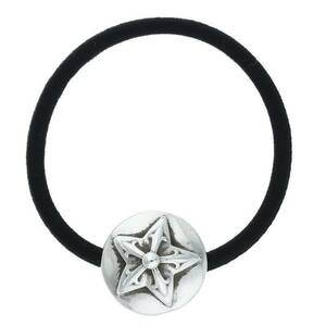 クロムハーツ Chrome Hearts HAIRBAND/スターボタンヘアゴム シルバーコンチョ 中古 SJ02