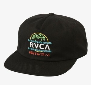 RVCA Vakay Strapback Hat Cap Black キャップ