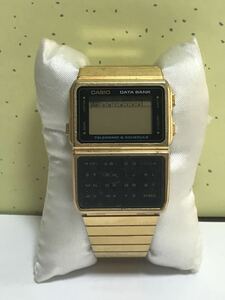 CASIO カシオ DATA BANK データバンク DBC-610 ゴールド TELEMEMO & SCHEDULE メンズ腕時計 