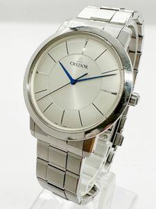 【セイコー1円〜】SEIKO クレドール CREDOR 8J81-0AE0 メンズ 腕時計 QZ 中古 稼動品 A867L9