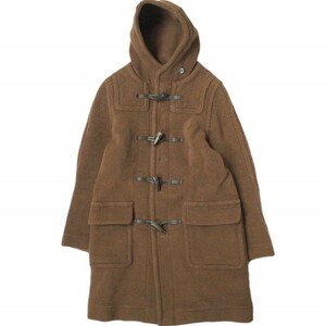 INVERTERE インバーティア NEWTON ABBOT DUFFLE COAT ヘリンボーンウール ダッフルコート N.ABBOT-L15F 32 ブラウン JOSHUA ELLIS g14673