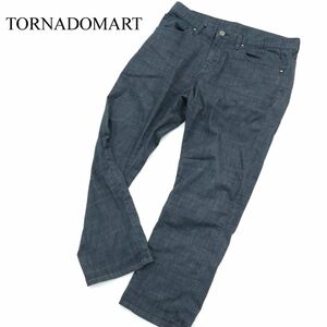 TORNADOMART トルネードマート ストレッチ★ ハイパー デニム クロップド パンツ ジーンズ Sz.M　メンズ 日本製　A3B02344_5#R