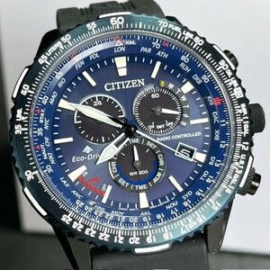 新品 シチズン プロマスター CITIZEN PROMASTER エコドライブ ソーラー電波 腕時計 CB5006-02L ダイレクトフライト SKY クロノグラフ 青