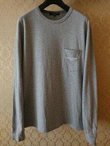  COMME des GARCONS HOMME L/S ロゴTシャツ 綿天竺 コムデギャルオム AD2022 長袖Tシャツ 長袖カットソー