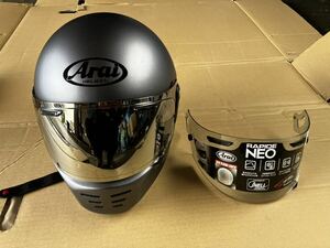 アライ ラパイドNEO LTD プラチナグレーF 61-62 1円売り切り Arai 山城限定カラー