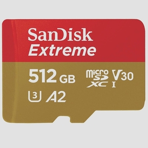 送料無料★SanDisk 512GB microSDXCカード EXTREME SDアダプター付