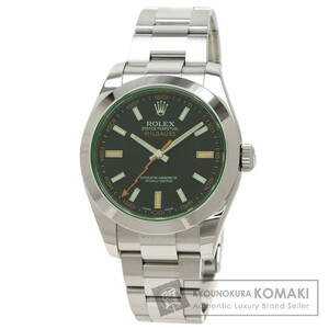 ROLEX ロレックス 116400GV オイスターパーペチュアル ミルガウス 腕時計 ステンレススチール SS メンズ 中古