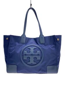 TORY BURCH◆トートバッグ/ナイロン/NVY/無地/TORY BURCH