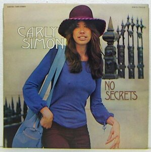 LP,カーリーサイモン　CARLY SIMON　ノーシークレッツ