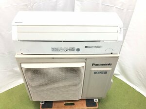 パナソニック Panasonic エオリア エアコン おもに18畳用 15畳～23畳 5.6kW ナノイーX 空気清浄 除菌 CS-J567C2-W 2017年製 d04059N