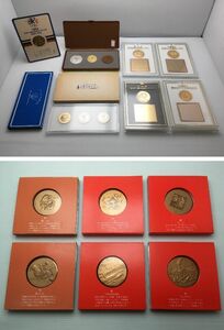 記念メダル　まとめて　1979~1981造幣局、天皇陛下、1980・1984オリンピック、1981神戸万博