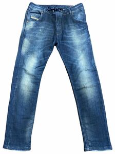 国内品 DIESEL JOGG JEANS KROOLEY ディーゼル ストレッチ ジョグジーンズ スウェットデニムパンツ W32